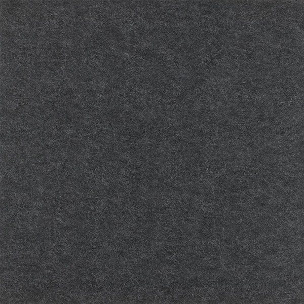 Charcoal felt sample