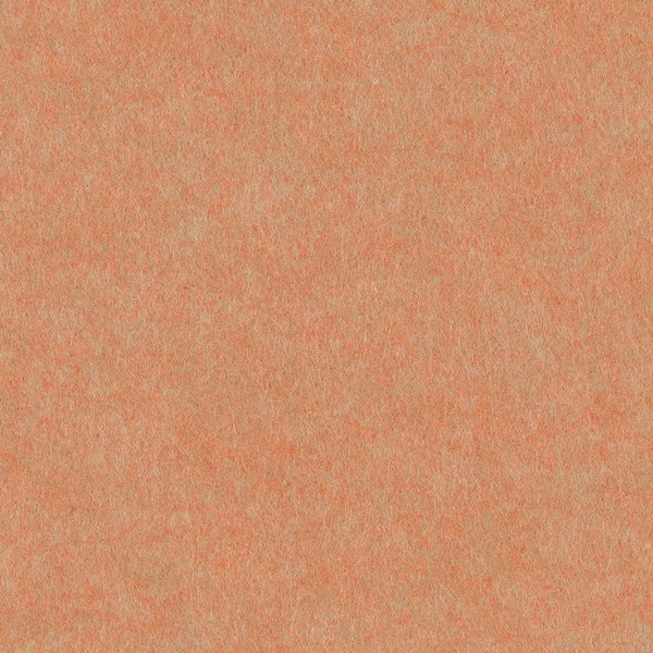 Peach felt sample